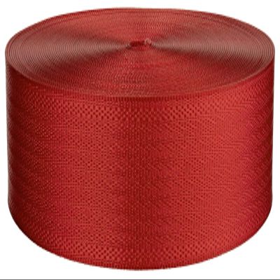 2 Inch Christmas Red Polyester Webbing Closeout, 50 Yards