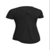 Expert Brand USA-Made Women's Drimax Dry Fit Cinch Back Athletic T-Shirt Steel view 2
