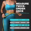 ActiveGear Waist Trainer for Women & Men - Sweat Band Waist Trimmer Belt for a Toned Look - Reinforced Trim and Extra Secure Fastening (Blue Hem, Medium: 8 x 42) view 4