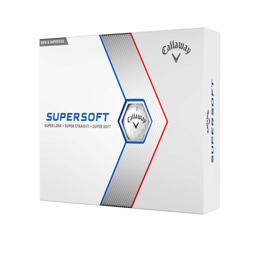 Callaway Golf Supersoft Golf Balls (2023, White)