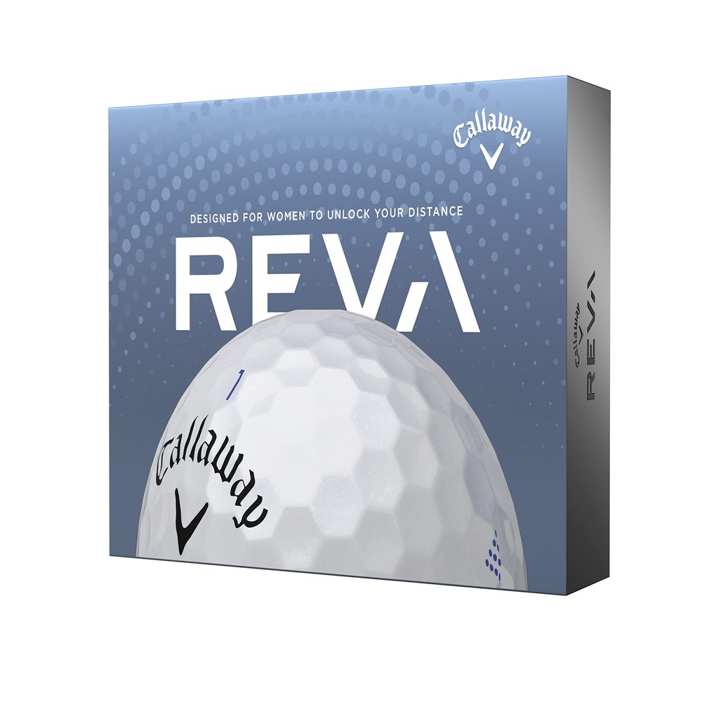 Callaway REVA Golf Balls (one Dozen) (2023 Version, White)