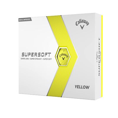 Callaway Golf Supersoft Golf Balls (2023, Yellow)