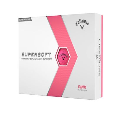 Callaway Golf Supersoft Golf Balls (2023, Pink)