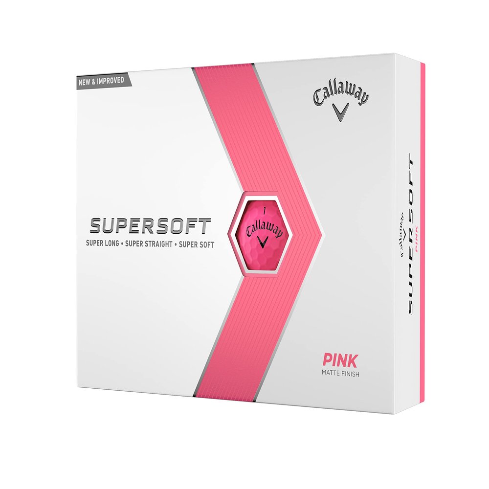 Callaway Golf Supersoft Golf Balls (2023, Pink)
