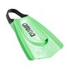 Arena Unisex Adult Powerfin Pro II Swim Training Fins Men and Women Silicone Short Blade Flippers Left/Right Customized, Lime, Size 6-7 view 3