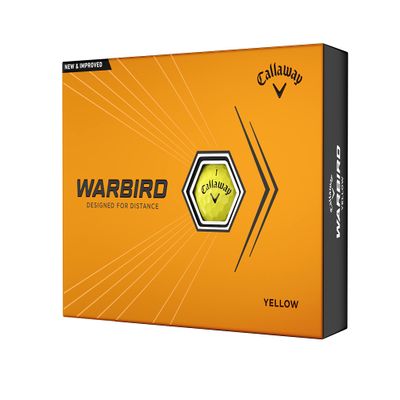 Callaway Golf Warbird Golf Balls (2023 Version, Yellow, 12 Ball Pack)