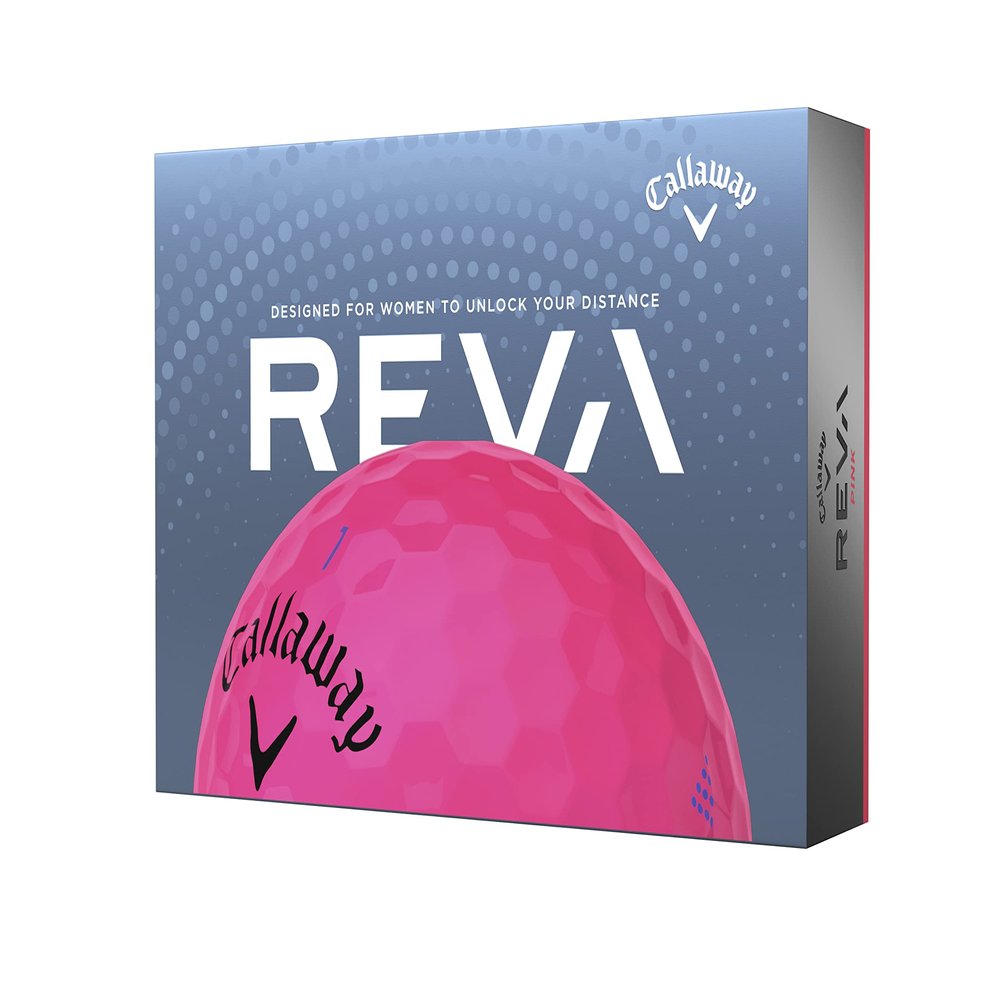 Callaway REVA Golf Balls (one Dozen) (2023 Version, Pink)