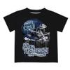 Vive La Fete Old Dominion Monarchs Original Dripping Football Helmet Black T-Shirt view 1