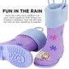 Disney Girls Frozen Toddler Rain Boots With Soft Removable Liner, Age 2-3 Years view 4