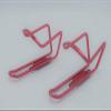 RED Water Bottle Cage Pair Road Mountain Hybrid Confort Cruiser Bike Frame Mount Aluminum Alloy view 3
