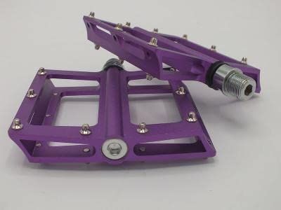 Neco CNC Aluminum Alloy BMX Downhill ATB Platform 9/16 Pedals (Purple)