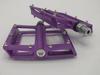 Neco CNC Aluminum Alloy BMX Downhill ATB Platform 9/16 Pedals (Purple) view 1