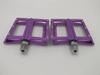 Neco CNC Aluminum Alloy BMX Downhill ATB Platform 9/16 Pedals (Purple) view 2