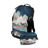 ChicoBag Travel Pack rePETe Recycled Backpack w/Built-In Pouch & Carabiner Clip | Perfect for Outdoor Activities | Eco-Conscious Packable Reusable Bookbag | Mountainscape (Pack of 1) view 1