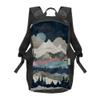 ChicoBag Travel Pack rePETe Recycled Backpack w/Built-In Pouch & Carabiner Clip | Perfect for Outdoor Activities | Eco-Conscious Packable Reusable Bookbag | Mountainscape (Pack of 1) view 2
