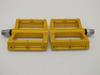 Neco CNC Aluminum Alloy BMX Downhill ATB Platform 9/16 Pedals (Gold) view 2