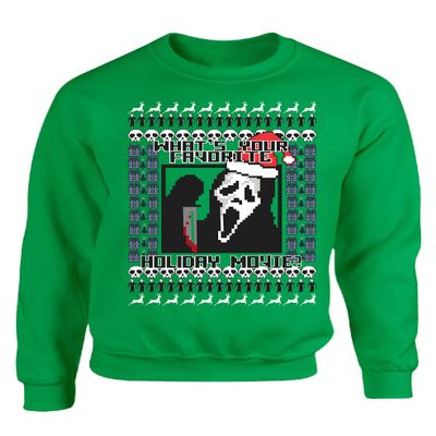 ALLNTRENDS Ugly Christmas Sweater 2025 Collection Funny Ugly Xmas Sweatshirts (2XL, Favorite Holiday Irish Green)