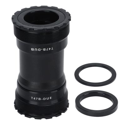 Buachois Bike Bottom Bracket, Press Type Outboard Bottom Bracket with Gasket, Power Spline Bottom Bracket for Diameter T47 Width 86.5mm Bicycle Frame