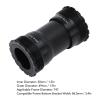 Buachois Bike Bottom Bracket, Press Type Outboard Bottom Bracket with Gasket, Power Spline Bottom Bracket for Diameter T47 Width 86.5mm Bicycle Frame view 2