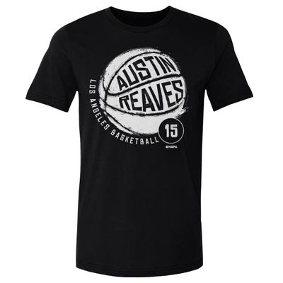 500 LEVEL Austin Reaves Shirt (Cotton, XX-Large, Black) - Austin Reaves Los Angeles Basketball WHT