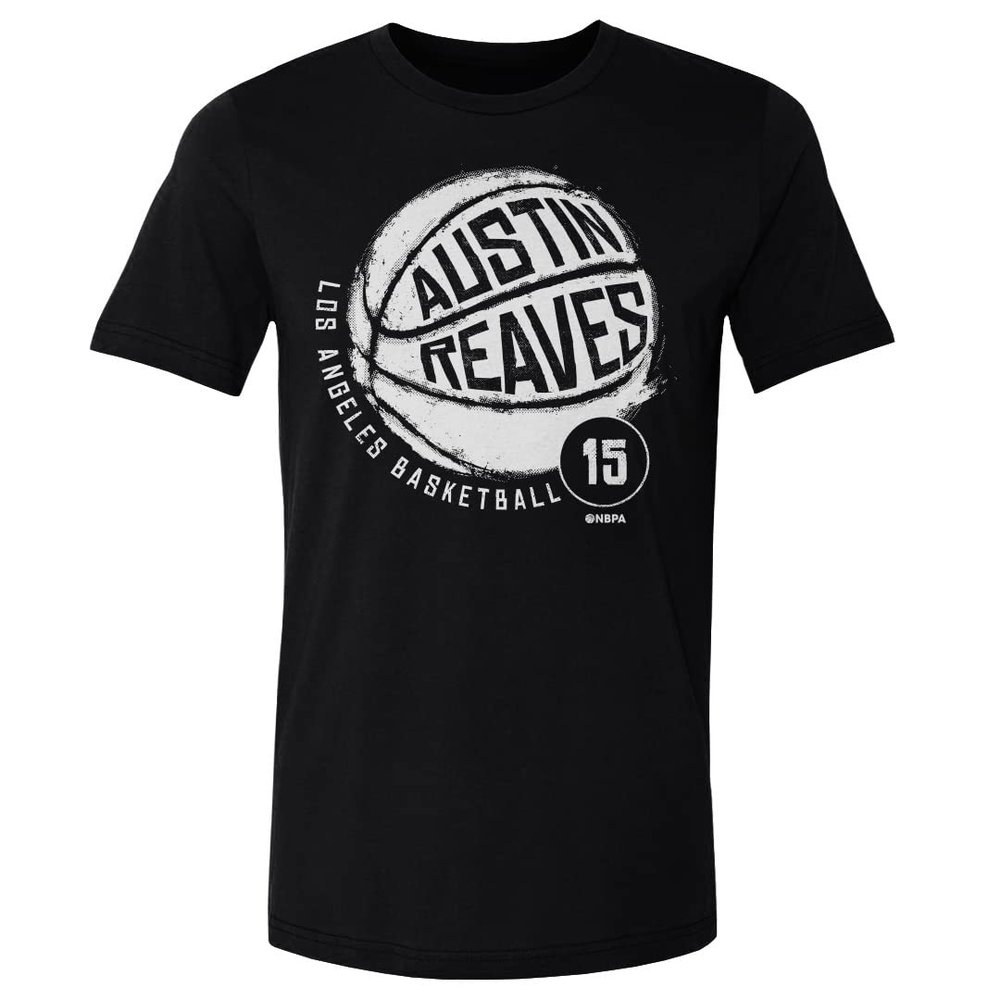 500 LEVEL Austin Reaves Shirt (Cotton, XX-Large, Black) - Austin Reaves Los Angeles Basketball WHT