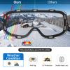 COPOZZ Polarized Ski Goggles - G2 Detachable Magnetic Lens Snow Goggles Over Glasses for Men Women Adult OTG Goggles view 2