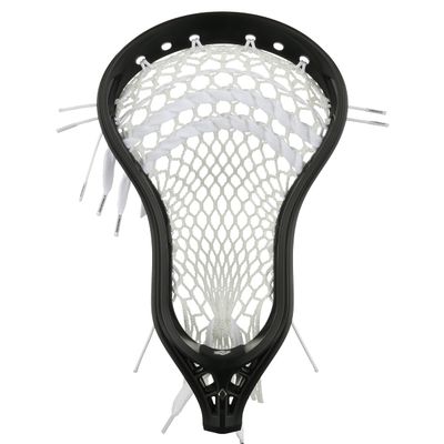 StringKing Mens Mark 2T Midfield Lacrosse Head Strung with Type 5X Mesh (Black/White)