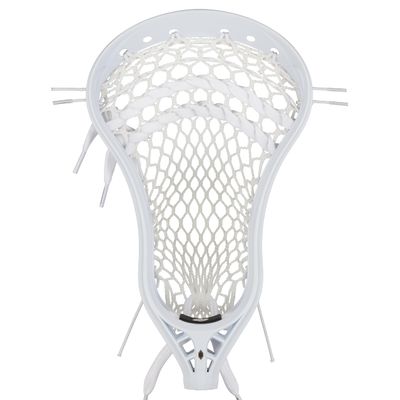StringKing Mens Mark 2A Attack Lacrosse Head Strung with Type 5X Mesh (White/White)