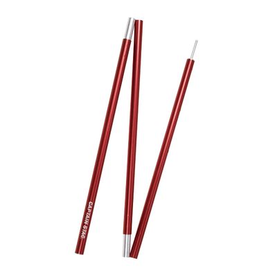 Captain Stag UA-4545 Tent Tarp Parts, Pole, Aluminum, Adjustable Pole, Outer Diameter 1.0 x Maximum Length 98.5 inches (25 x 2,500 mm), Red