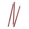 Captain Stag UA-4545 Tent Tarp Parts, Pole, Aluminum, Adjustable Pole, Outer Diameter 1.0 x Maximum Length 98.5 inches (25 x 2,500 mm), Red view 1
