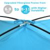 COMMOUDS Beach Tent Sun Shade for 3/4-5/6-7/8-10 Person, UPF 99+ Beach Sun Shelter Canopy Tent, Lightweight, Easy Set Up and Carry view 4
