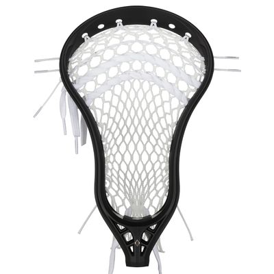 StringKing Mens Mark 2A Attack Lacrosse Head Strung with Type 5X Mesh (Black/White)