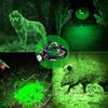 GRACETOP Green Light Headlamp,3 Mode Green LED headlamp,Zoomable Green headlamp,Adjustable Focus Green Hunting Light Kit for Hog Coyote Bobcat Varmint Hunting view 4
