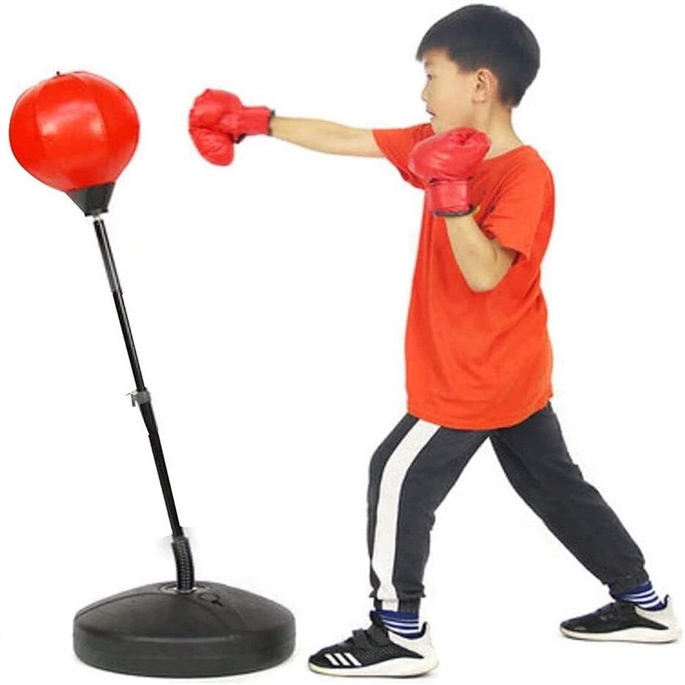 Punching Bag, Reflex Bag Boxing for Adults Kids, Boxing Speed Ball Fitness Response Training Equipment Homeless Magic Ball Tumbler Vertical Child Adult Sandbag Vertical Child Adult