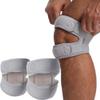 POKEAT 2Pcs Knee Compression Sleeve for Men Women Compression Knee Sleeve for Meniscus Tear Joint Professional Knee Brace Wraps,Gray