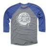 500 LEVEL Jaylin Williams 3/4 Sleeve T-Shirt (Baseball Tee, Large, Royal/Heather Gray) - Jaylin Williams Oklahoma City Basketball WHT view 1