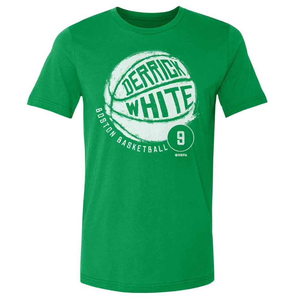 500 LEVEL Derrick White Shirt (Cotton, XX-Large, Kelly Green) - Derrick White Boston Basketball WHT