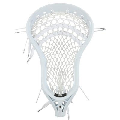 StringKing Mens Mark 2T Midfield Lacrosse Head Strung with Type 5X Mesh (White/White)