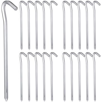 Tent Hooks for Camping 20 Pcs Tent Ground Pegs Heavy Duty Ground Stakes Patio Stakes