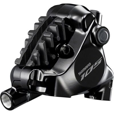 SHIMANO 105 Br-R7170 Flat Mount Disc Brake Caliper Black, Front