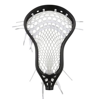StringKing Mens Mark 2V Midfield Lacrosse Head Strung with Type 5X Mesh (Black/White)