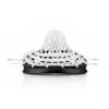 StringKing Mens Mark 2V Midfield Lacrosse Head Strung with Type 5X Mesh (Black/White) view 4
