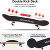 WhiteFang Skateboards for Beginners, Complete Skateboard 31 x 7.88, 7 Layer Canadian Maple Double Kick Concave Standard and Tricks Skateboards for Kids and Beginners (Pink Fantasy) view 3
