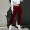Womens Sweatpants Baggy High Waisted Fall Pants Cinch Bottom Joggers with Pockets Y2k Cotton Athletic Trousers view 3