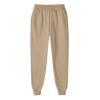Womens Sweatpants Baggy High Waisted Fall Pants Cinch Bottom Joggers with Pockets Y2k Cotton Athletic Trousers A-Khaki view 3