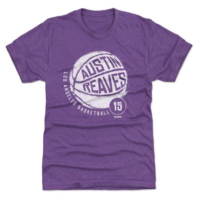 500 LEVEL Austin Reaves T-Shirt (Premium Men's T-Shirt, XXX-Large, Heather Purple) - Austin Reaves Los Angeles Basketball WHT