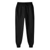 Womens Sweatpants Baggy High Waisted Fall Pants Cinch Bottom Joggers with Pockets Y2k Cotton Athletic Trousers A-Black view 3