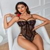 Avidlove Lingerie Women's Lingeries Naughty Lace Teddy Valentines Day Exotic Sexy Bodysuits (Black,M) view 3