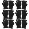 Angoily 15pairs Non- Half Finger Work Gloves Thin Breathable Nylon for Use Comfortable and for Electronics and Automotive Handling view 1