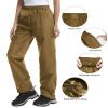 iCreek Women's Rain Pants Waterproof Hiking Pants Windproof Lightweight Over Pants Work Rain Outdoor for Golf, Fishing (Brown, XX-Large/31 Inseam) view 3